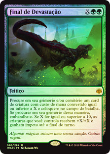 Finale of Devastation
War of the Spark (Foil) - Portuguese
Single
Magic The Gathering