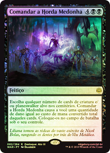 Command the Dreadhorde
War of the Spark (Foil) - Portuguese
Single
Magic The Gathering