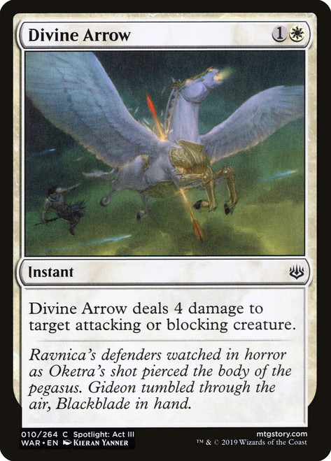 Divine Intervention 英語 MTG Divine Arrow | War of the Spark | Star City Games