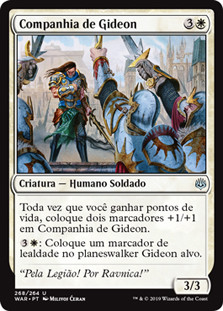 Gideon's Company (Introductory Product)
War of the Spark - Portuguese
Single
Magic The Gathering