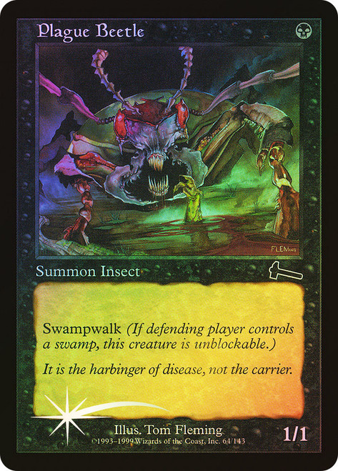 Plague Beetle\nUrza's Legacy\nSingle\nMagic The Gathering