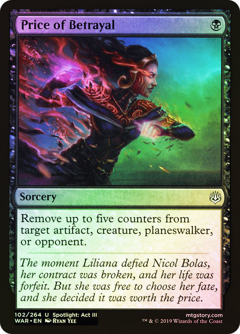 Price of Betrayal\nWar of the Spark\nSingle\nMagic The Gathering