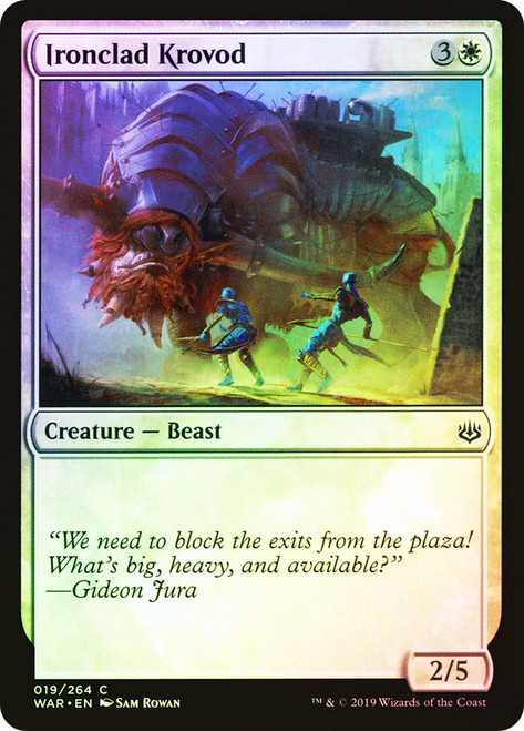 Ironclad Krovod\nWar of the Spark\nSingle\nMagic The Gathering