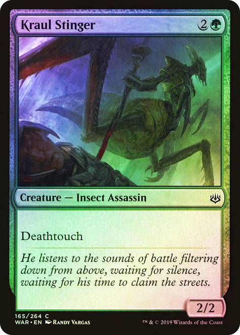 Kraul Stinger\nWar of the Spark\nSingle\nMagic The Gathering