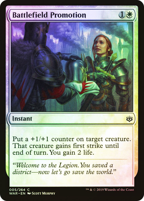 Battlefield Promotion\nWar of the Spark\nSingle\nMagic The Gathering
