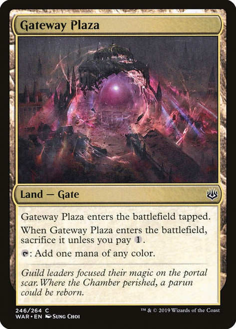 Gateway Plaza\nWar of the Spark\nSingle\nMagic The Gathering