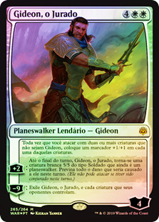 Gideon, the Oathsworn (Introductory Product)
War of the Spark (Foil) - Portuguese
Single
Magic The Gathering