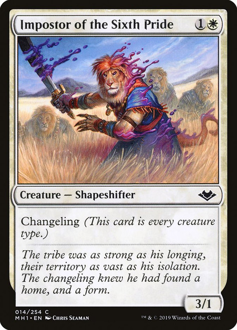 Impostor of the Sixth Pride\nModern Horizons\nSingle\nMagic The Gathering