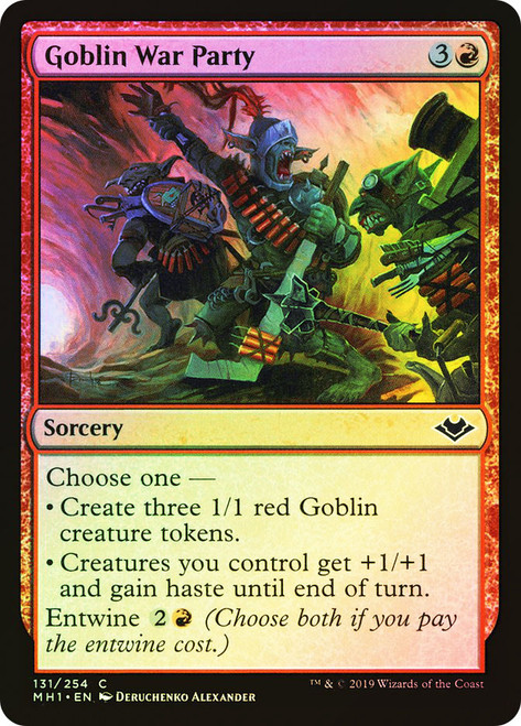 Goblin War Party\nModern Horizons\nSingle\nMagic The Gathering
