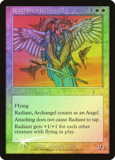 Radiant, Archangel\nUrza's Legacy\nSingle\nMagic The Gathering