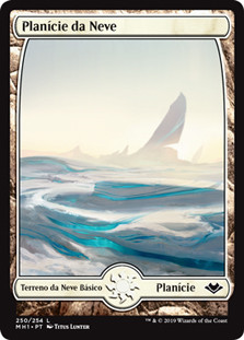 Snow-Covered Plains (Full Art)
Modern Horizons - Portuguese
Single
Magic The Gathering