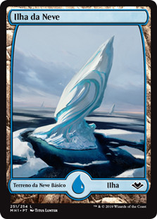 Snow-Covered Island (#251) (Full Art) | Modern Horizons - Russian