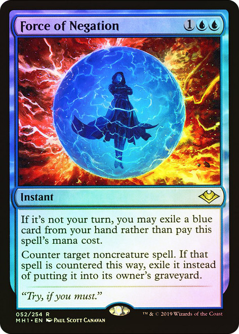 MTG 否定の力 Force of Negation Force of Negation | Modern Horizons | Star City Games