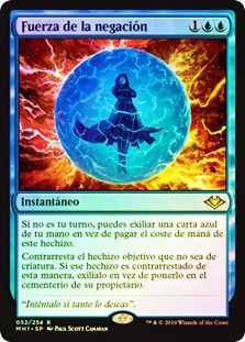 Force of Negation
Modern Horizons (Foil) - Spanish
Single
Magic The Gathering