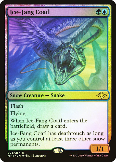 Ice-Fang Coatl\nModern Horizons\nSingle\nMagic The Gathering