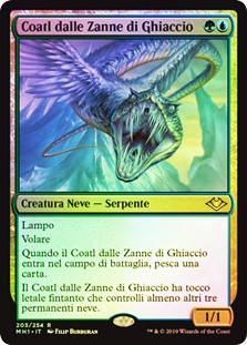 Ice-Fang Coatl
Modern Horizons (Foil) - Italian
Single
Magic The Gathering