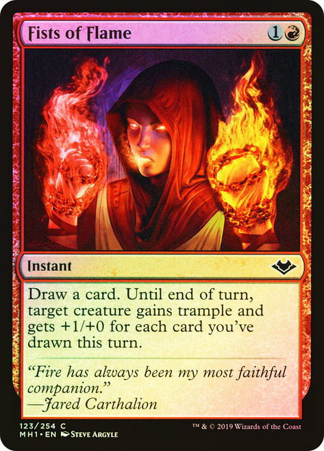 Fists of Flame\nModern Horizons\nSingle\nMagic The Gathering