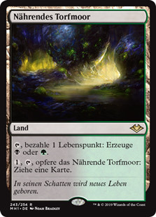 Nurturing Peatland
Modern Horizons - German
Single
Magic The Gathering