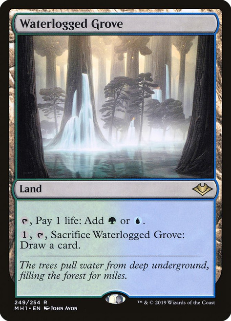 Waterlogged Grove\nModern Horizons\nSingle\nMagic The Gathering