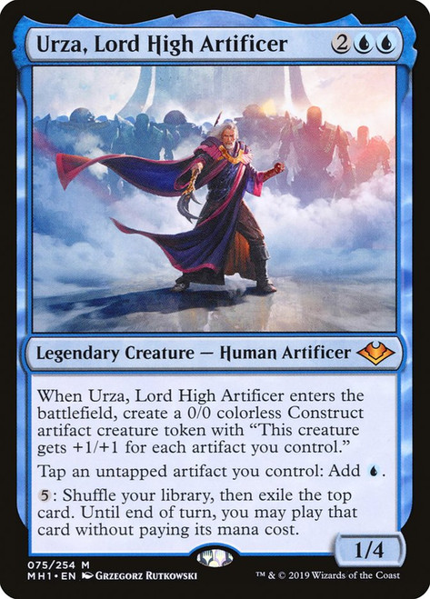 Urza, Lord High Artificer\nModern Horizons\nSingle\nMagic The Gathering
