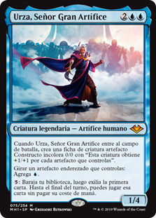 Urza, Lord High Artificer
Modern Horizons - Spanish
Single
Magic The Gathering