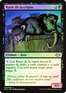 Crypt Rats
Modern Horizons (Foil) - Spanish
Single
Magic The Gathering
