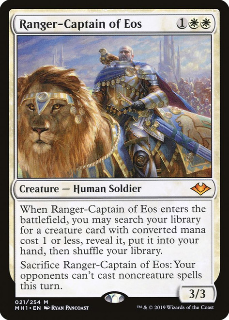Ranger-Captain of Eos\nModern Horizons\nSingle\nMagic The Gathering