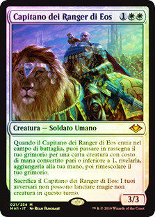 Ranger-Captain of Eos
Modern Horizons (Foil) - Italian
Single
Magic The Gathering