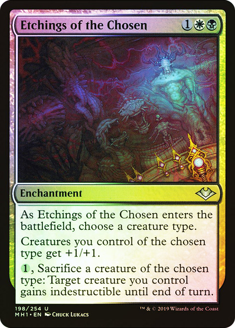 Etchings of the Chosen
Modern Horizons
Single
Magic: The Gathering