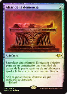 Altar of Dementia
Modern Horizons (Foil) - Spanish
Single
Magic The Gathering
