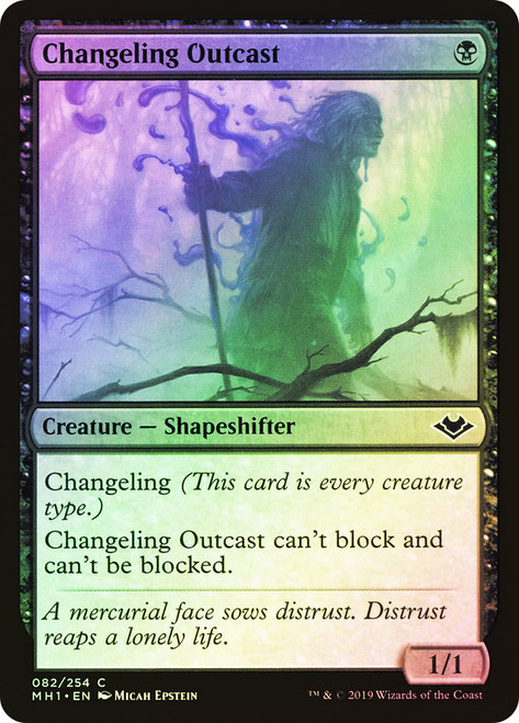 Changeling Outcast\nModern Horizons\nSingle\nMagic The Gathering