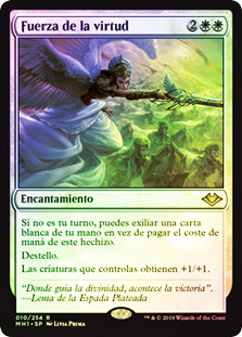 Force of Virtue
Modern Horizons (Foil) - Spanish
Single
Magic The Gathering