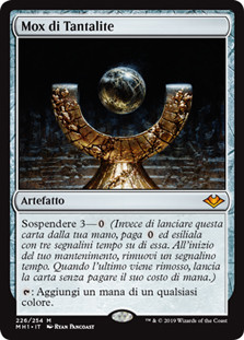 Mox Tantalite
Modern Horizons - Italian
Single
Magic The Gathering