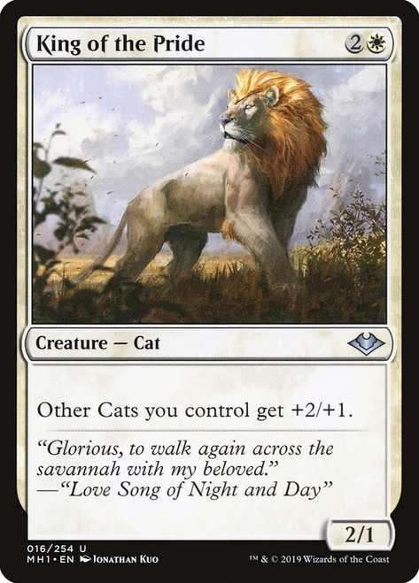 King of the Pride\nModern Horizons\nSingle\nMagic The Gathering