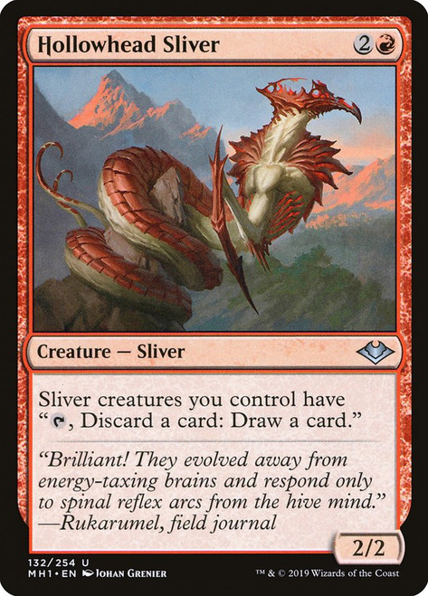 Hollowhead Sliver\nModern Horizons\nSingle\nMagic The Gathering