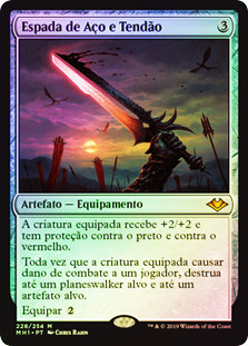 Sword of Sinew and Steel
Modern Horizons (Foil) - Portuguese
Single
Magic The Gathering