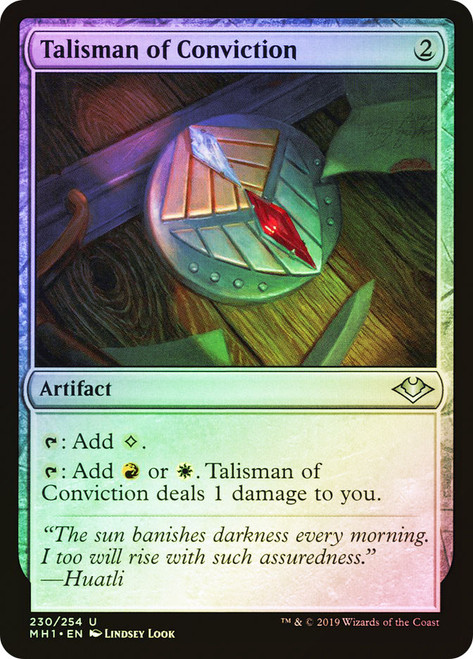 Talisman of Conviction\nModern Horizons\nSingle\nMagic The Gathering