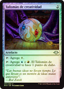 Talisman of Creativity
Modern Horizons (Foil) - Spanish
Single
Magic The Gathering