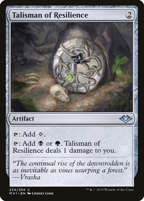 Talisman of Resilience\nModern Horizons\nSingle\nMagic The Gathering