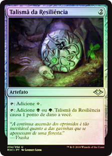 Talisman of Resilience
Modern Horizons (Foil) - Portuguese
Single
Magic The Gathering