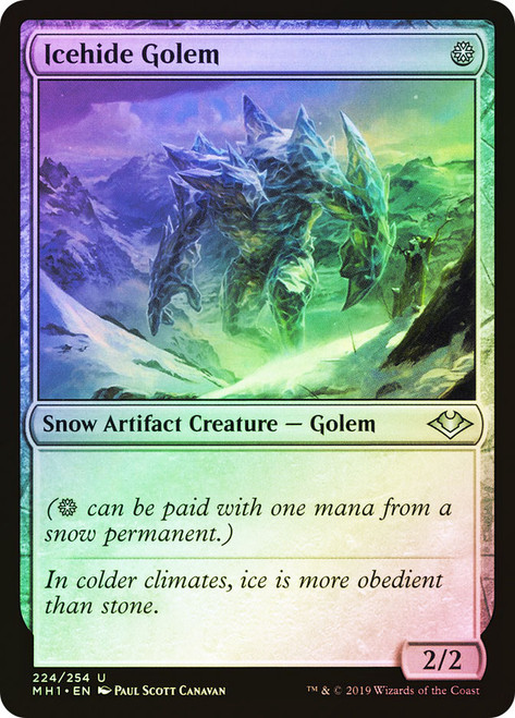 Icehide Golem\nModern Horizons\nSingle\nMagic The Gathering