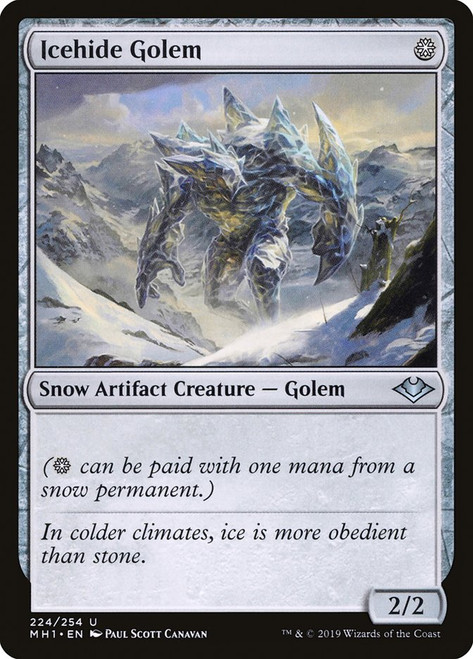 Icehide Golem\nModern Horizons\nSingle\nMagic The Gathering