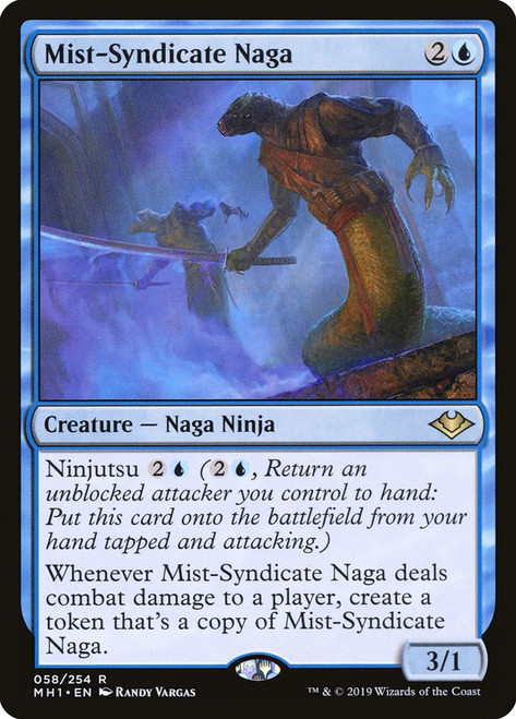Mist-Syndicate Naga\nModern Horizons\nSingle\nMagic The Gathering