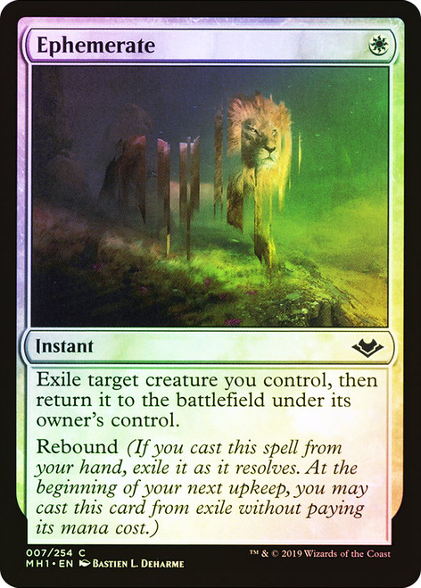 Ephemerate
Modern Horizons
Single
Magic: The Gathering