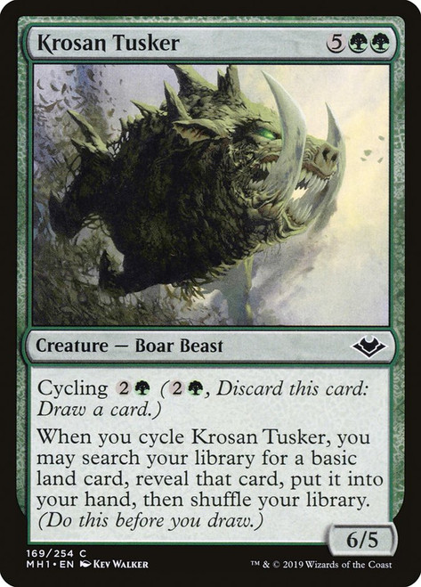 Krosan Tusker\nModern Horizons\nSingle\nMagic The Gathering