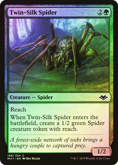 Twin-Silk Spider\nModern Horizons\nSingle\nMagic The Gathering