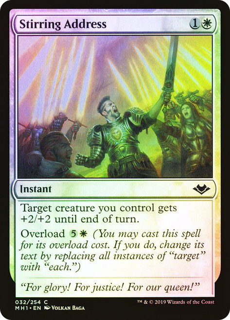 Stirring Address\nModern Horizons\nSingle\nMagic The Gathering