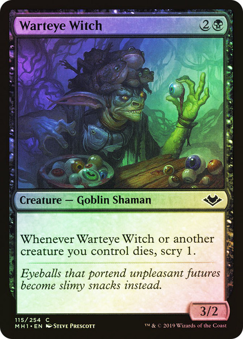 Warteye Witch\nModern Horizons\nSingle\nMagic The Gathering