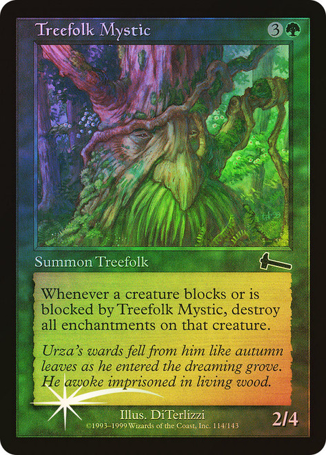 Treefolk Mystic\nUrza's Legacy\nSingle\nMagic The Gathering