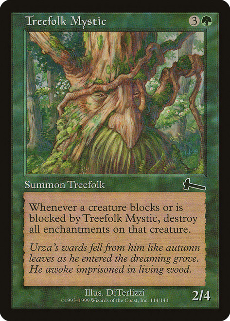 Treefolk Mystic\nUrza's Legacy\nSingle\nMagic The Gathering